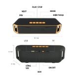  ( Miễn phí vận chuyển HN & HCM) Loa di động Bluetooth SC208 âm thanh cực chất -dc1816 