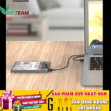  Hộp đựng ổ cứng ngoài di động HDD trong suốt 2.5 Inch USB 3.0 sang SATA 3.0 , TYPE-C TO USB 