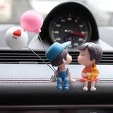  Đồ trang trí hoạ tiết cặp đôi hoạt hình dễ thương phụ kiện trang trí nội thất cho xe hơi - dc5156 