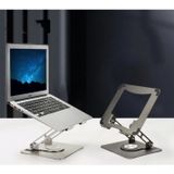  Giá đỡ Laptop, Macbook ,Máy Tính Bảng Ipad bằng nhôm có thể điều chỉnh được độ cao, xoay 360 độ tiện lợi - dc5162 