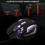  FREESHIP TỪ 99K_Bộ Bàn Phím Giả Cơ Và Chuột Chuyên Game K33 Led Tặng Lót Chuột -dc3445 