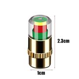  Bộ 4 van xe cảnh báo áp suất lốp xe ô tô xe máy lõi đồng cao cấp Nắp van cảm biến báo áp suất lốp 