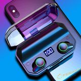  Tai nghe bluetooth tws T9 5.0 chống nước kèm dock sạc 7000mah siêu khủng, âm thanh hifi -dc3723 