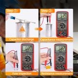  Combo bộ sạc ắc quy 12V tự ngắt và đồng hồ đo điện vạn năng bảo vệ ắc quy đảm bảo an toàn, tiết kiệm 