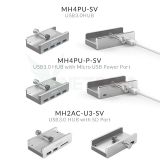  Bộ chia hub 4 cổng USB 3.0 dạng kẹp vỏ nhôm Orico MH4PU / MH2ACU3 