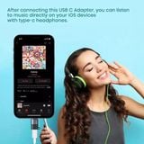  0TG Đầu chuyển type C sang Lighttling cho micro thu âm làm vlog livestream youtube tiktok -DC4930 