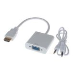  Cáp chuyển đổi HDMI sang VGA Audio có âm thanh -DC404 
