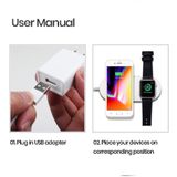  Đế sạc không dây Mini Airpower cho IP & Táo Watch - Hàng Nhập Khẩu -DC3022 