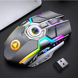  Chuột không dây chuyên GAME  Sạc Pin - Kepos G80 / YINDIAO A5 Led RGB Led 7 màu - CỰC ĐỘC - Tặng lót chuột -DC3947 