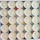  Nến tealight 100 viên cháy 1-4h không mùi không khói dùng trong nhà hàng, khách sạn, nhà hàng, spa, đốt để xông tinh dầu 