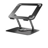  Giá đỡ Laptop, Macbook ,Máy Tính Bảng Ipad bằng nhôm có thể điều chỉnh được độ cao, xoay 360 độ tiện lợi - dc5162 