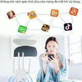  Kích Sóng Wifi 4 Râu Ăng Ten Phát Xuyên Tường Chuẩn N Tốc Độ 300mbps Kiêm Router Kích Wifi Siêu Mạnh 