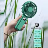  Quạt mini cầm tay để bàn tích điện 5 chế độ, màn hình led, phù hợp học sinh, sinh viên, nhân viên văn phòng và trẻ nhỏ 