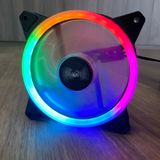  Quạt Tản Nhiệt, Fan Case 12cm Chakenget V2.1 Dual Ring - Led Nhiều Màu -dc5048 