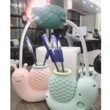  GIÁ RẺ Đèn Học Để Bàn Cho Bé ,Chống Cận Nhỏ Gọn Đèn Led Mini Đọc Sách✔ đèn tích điện siêu tiết kiệm Hình ốc sên-dc4418 