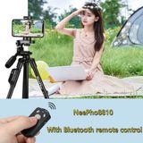  Tripod - Chân đế điện thoại, chân đế máy ảnh NeePho NP-8810, khung nhôm cao cấp ,Kèm kẹp điện thoại + Remote -dc5003 