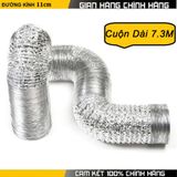  Ống bạc co giãn cuộn 8m thông gió hút mùi tốt phi 90, 100, 200, 300, 400 - DC5239 