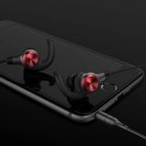  Tai Nghe Baseus Encok H31 HiFi Stereo In-Ear Headphone 3.5MM cao cấp (MÀU ĐEN ĐỎ) -dc2196 