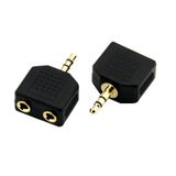  Đầu jack 3.5 chia tai nghe dây loa âm thanh từ 1 ra 2 cổng 3.5mm - dc1068 