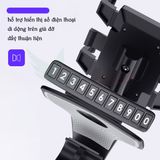  Giá đỡ điện thoại ô tô YB20-9 ,kẹp trên xe hơi xoay 360 độ chống rung treo đa điểm trên taplo, gương chiếu hậu -DC4709 