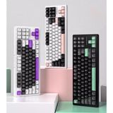  Xinmeng M87 mạch xuôi Bàn Phím Cơ Gaming Pro LED RGB - Bluetooth Không Dây Keycap Cao Cấp, White Switch, Hotswap, 3 mode 