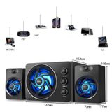  Loa Vi Tính Bluetooth Gaming SADA D-209 Super Bass Phiên bản nâng cấp của 2GOOD Dùng Cho Máy Tính PC Laptop Điện Thoại 