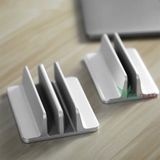  Giá đỡ đế kẹp Laptop Macbook máy tính bảng Surface dạng đứng bằng nhôm nguyên khối 