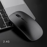  Chuột Không Dây 2.4g Siêu Mỏng Sạc Pin Tiện Dụng Dành Cho Máy Tính / Laptop -dc4953 
