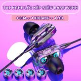  Tai nghe lõi kép SIÊU BASS WJHH-Cam kết 4 Loa Như quảng cáo [MẪU MỚI SIÊU BASS 2024] -dc3810 