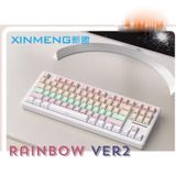  Xinmeng M87 mạch xuôi Bàn Phím Cơ Gaming Pro LED RGB - Bluetooth Không Dây Keycap Cao Cấp, White Switch, Hotswap, 3 mode 