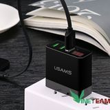  Cốc sạc nhanh USAMS US-CC035 3A 3 cổng có led -DC3003 