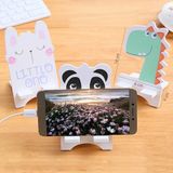  Kệ Để Điện Thoại Cute - Thiết Kế Gỗ Ngộ Nghĩnh, Đáng Yêu, Tương Thích Mọi Dòng Máy -dc3705 