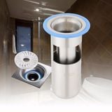  Phụ kiện ngăn mùi thoát sàn nhà tắm INOX 304 chống mùi hôi ngăn vi khuẩn trào ngược lên 