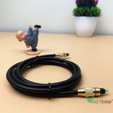  Dây cáp âm thanh quang optical 1m loại tốt 2 đầu mạ vàng (màu đen dây to) -DC4477 