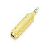  Jack chuyển đổi Âm thanh từ 3.5mm ra 65mm cao cấp chuyển âm từ Laptop/PC/Smartphone, Máy tính bảng ra Loa, Ampli -dc3124 