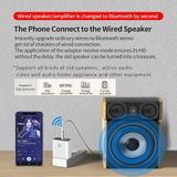 Bộ chuyển đổi âm thanh không dây 2RCA Aux  ✔ Bộ thu âm thanh K16 bluetooth V5.0 ✔ Hỗ trợ thẻ TF Và USB flash -dc4545 