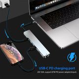  Bộ chuyển đổi đa năng 8 IN 1 cho laptop táo,Dell XPS 13,và thiết bị máy tính ĐT hỗ trợ USB type C 