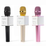  Micro hát Karaoke Q9 3 trong 1 (Vàng) tặng túi ví cầm tay da cá sấu siêu hot 