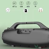  Loa karaoke xách tay KIMISO KM-S3 cực hay có jack cắm micro 6.5mm tích hợp chế độ EQ (đen) Tặng kèm micro -dc4223+dc2969 