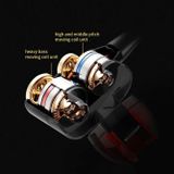  Tai nghe nhét tai có mic HIFI lõi kép siêu bass CK8 -Tặng kèm 4 đầu mút -DC2122 