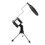  Giá đỡ micro 3 chân có thể gập lại kèm màng lọc âm thanh -DC3971 
