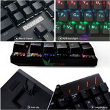  Bàn phím cơ gaming Bosston MK912 /MK912A✔ /Red, Blue switch ✔Led  Rainbow 09 chế độ led - BH 3tháng 
