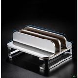  Giá đỡ kiêm đế dựng đứng Laptop Macbook máy tính bảng Ipad Surface bằng nhôm nguyên khối - laptop stand 