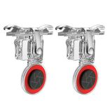  Bộ 2 Nút Bấm Chơi Game PUBG Dòng C9 nút inox Hỗ Trợ Chơi Pubg Mobile, Ipad - Thế hệ f4 