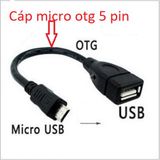  Cáp OTG nối điện thoại , máy tính bảng với usb, usb 3G, phím chuột -DC1203 