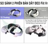  Dây đeo đầu trợ lực - T2 , T2 Power, T3, T2 Plus - Chống mỏi cổ khi dùng kính thực tế ảo 