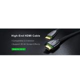  Cáp HDMI 2.0 Carbon 1,5m chuẩn 4K * 2k chính hãng Ugreen 50107 -dc3825 