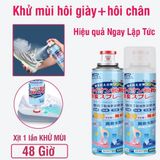  Chai Xịt khử mùi cho giày và tất, công nghệ nano bạc Khử mùi hiệu quả, diệt khuẩn 260ml 