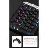  Bàn phím cơ 1 tay Technology K109 LED RGB swith blue chuyên game Pubg -DC3708 