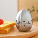  Đồng hồ hẹn giờ báo thức - nấu ăn - làm việc hình quả trứng -Vỏ Inox - Promodo -dc4678 
